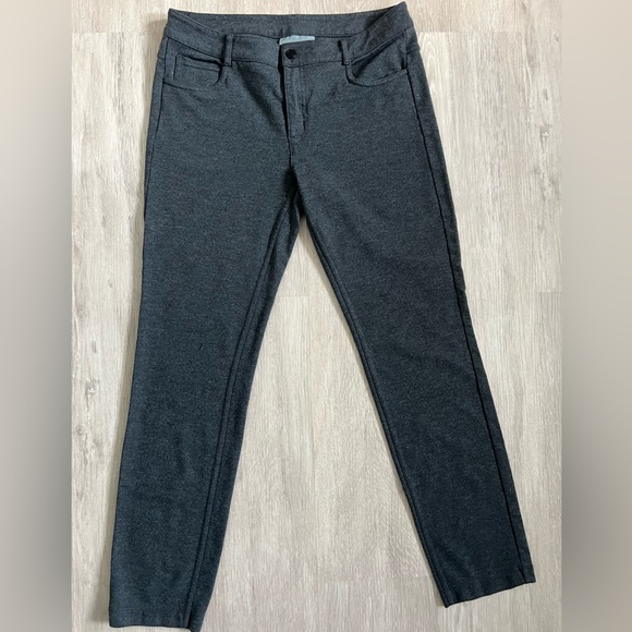 Athleta Avenue Ponte Skinny Pants Pockets Dark Grey 6P - Picture 2 of 9